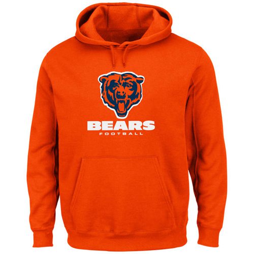 Chicago Bears Critical Victory Pullover Hoodie Orange